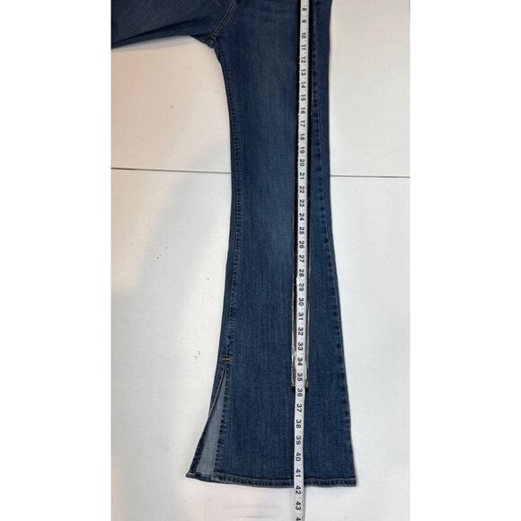 Just Black Women’s High Rise Flare Bootcut Jeans Size 27 Stretch Denim - Picture 6 of 9